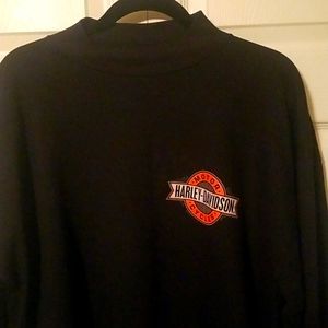 Harley Davidson 2XL long sleeve mock turtle neck